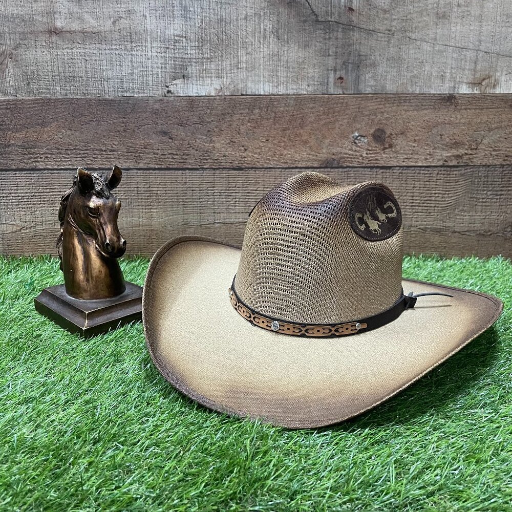 Men's Western Cowboy Rodeo Brown Hat